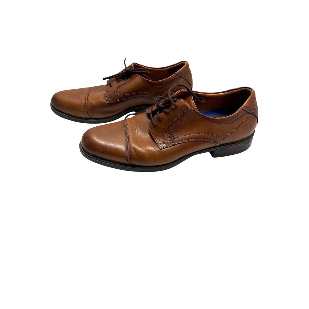 Florsheim Comfortech Men’s Dress Shoes Size 11 D Brown Leather Cap Toe Oxford
